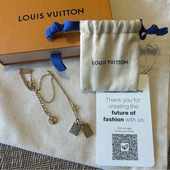 LV Nanogram Dog Tag Necklace - Picture 1 of 16